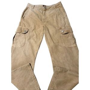 Weekendz off Men's beige cargo pants 34x33